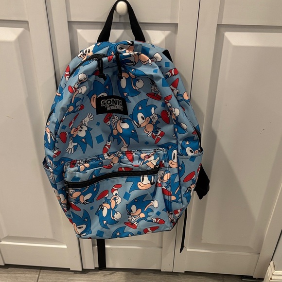 Sonic the Hedgehog Blue Backpack - Picture 1 of 2